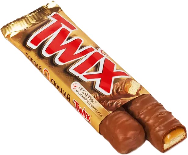 Шоколадный батончик 55 г TWIX