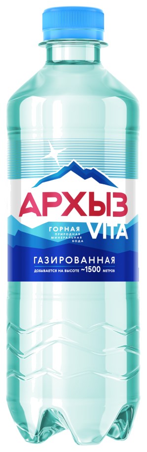 Вода газированная 0.5 л АРХЫЗ